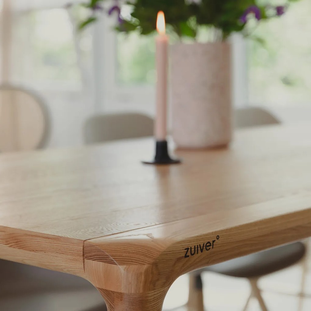 Zuiver Storm Eettafel Eiken Modern Design 180x90 Cm - 180 X 90cm.