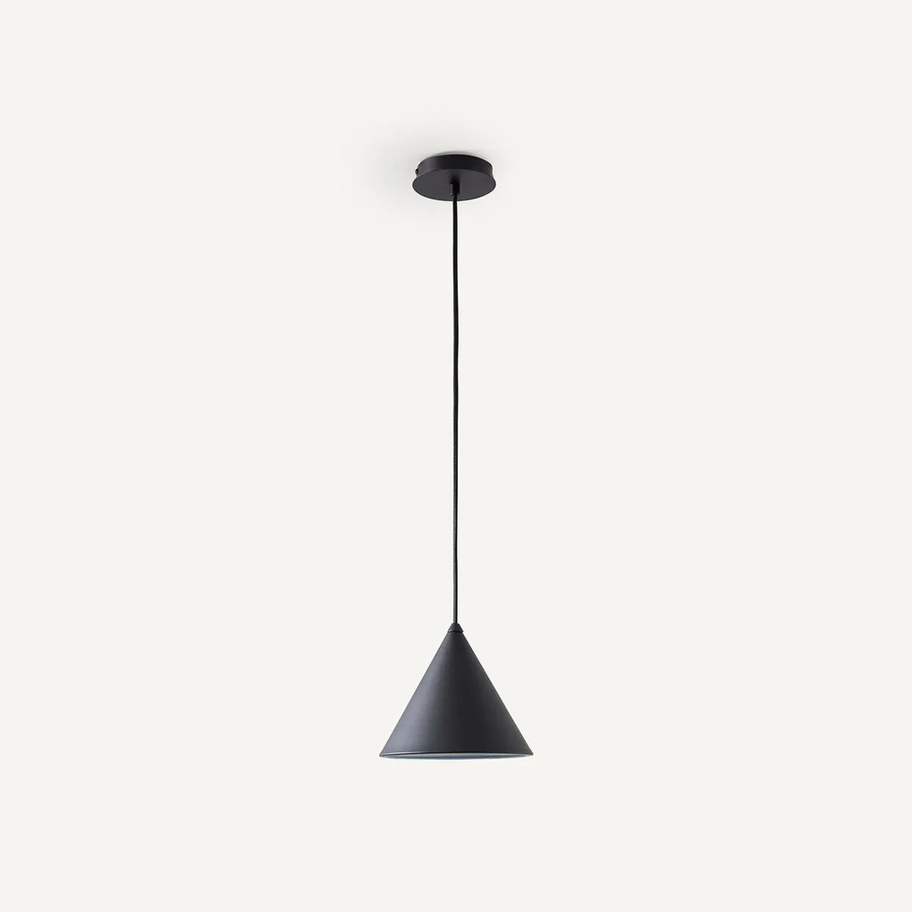 Kegelvormige hanglamp diam. 19 cm, Moke