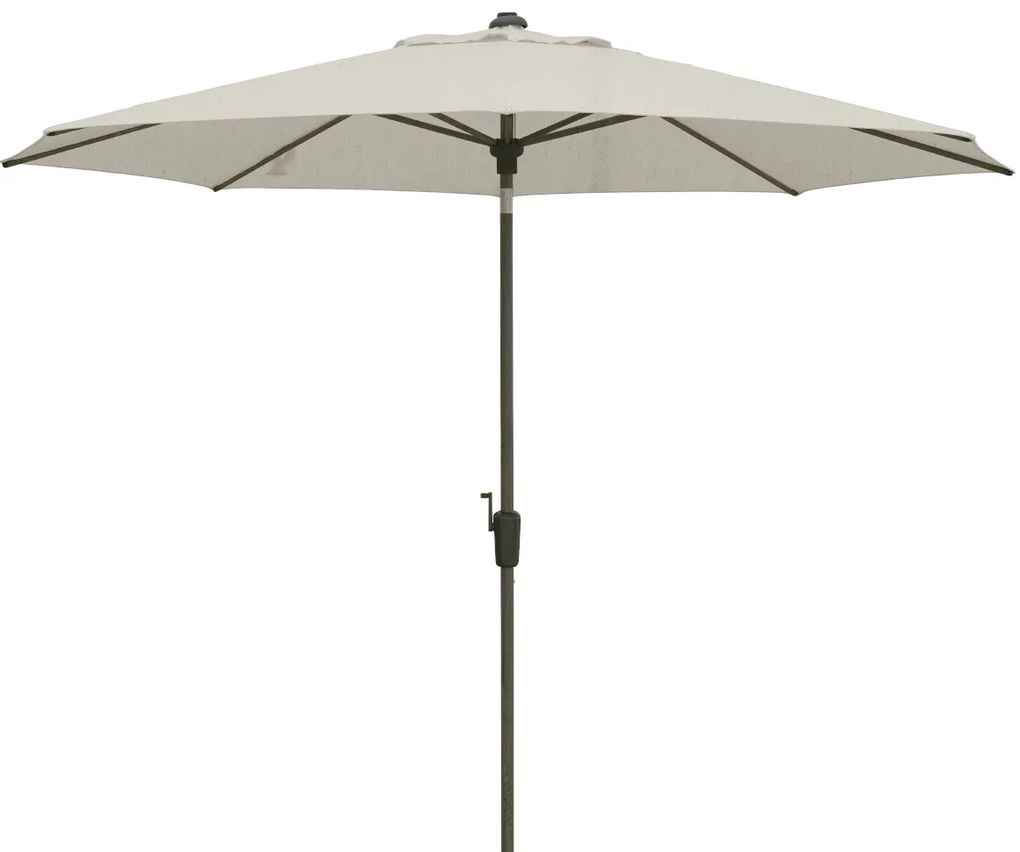 Madison Lissabon stokparasol Ø300 cm automatisch - mellow champagne olefin - teakhoutlook frame