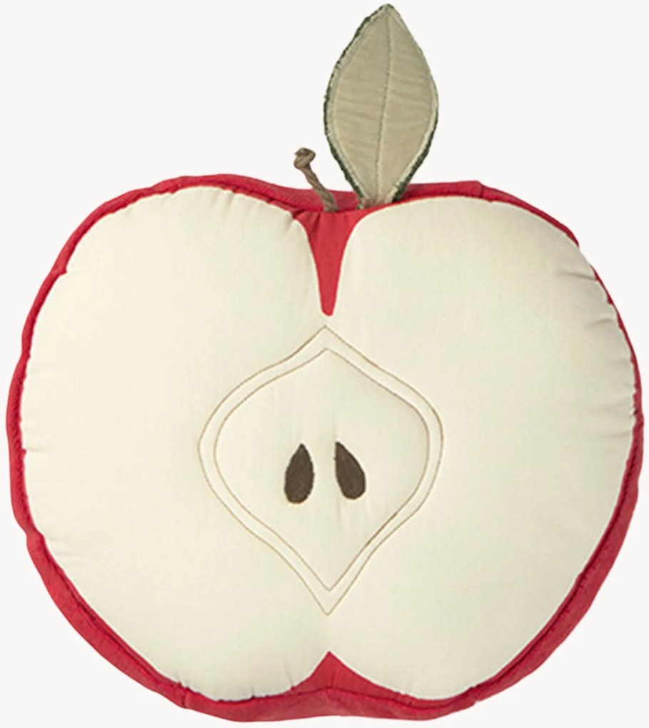 Handgemaakt katoenen kussen Apple