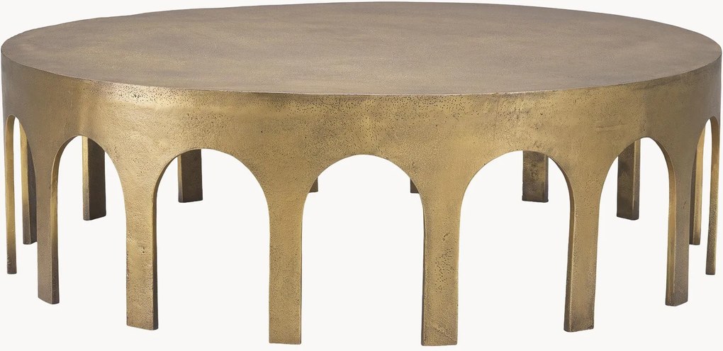Ronde metalen salontafel Gardini