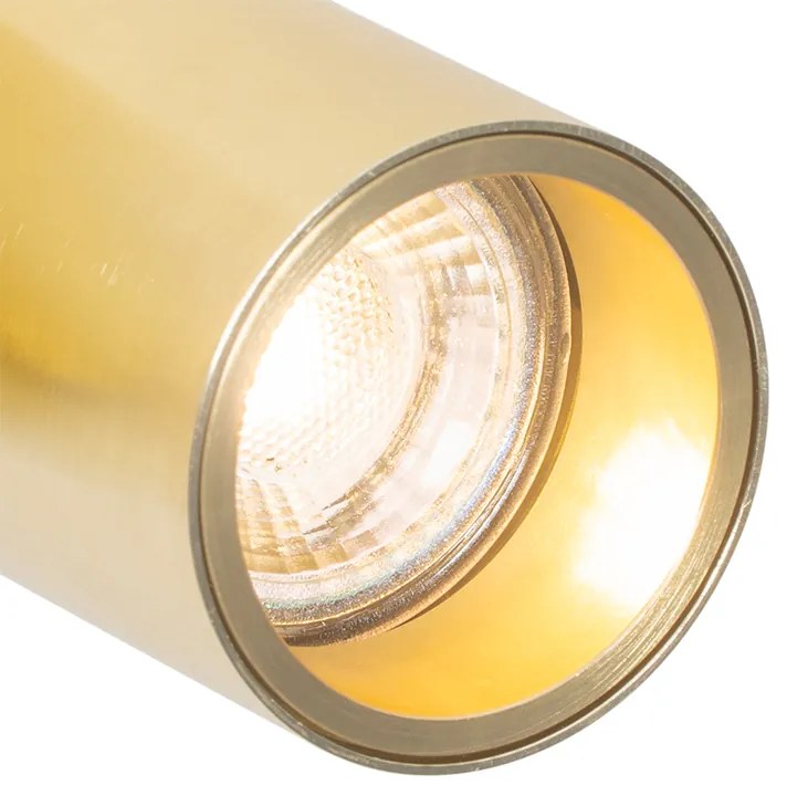 Design Spot / Opbouwspot / Plafondspot messing verstelbaar - Michael Design GU10 cilinder / rond Binnenverlichting Lamp