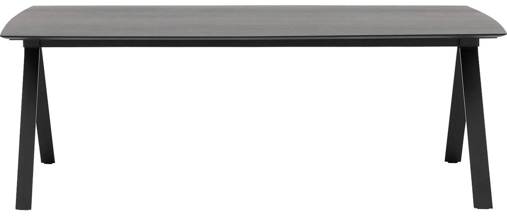 Goossens Excellent Eettafel Uniek, Semi rechthoekig 240 x 100 cm