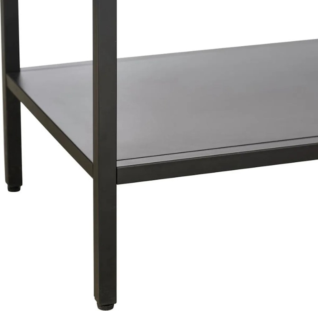 Sidetable Met Glazen Deuren - 132 X 40cm.