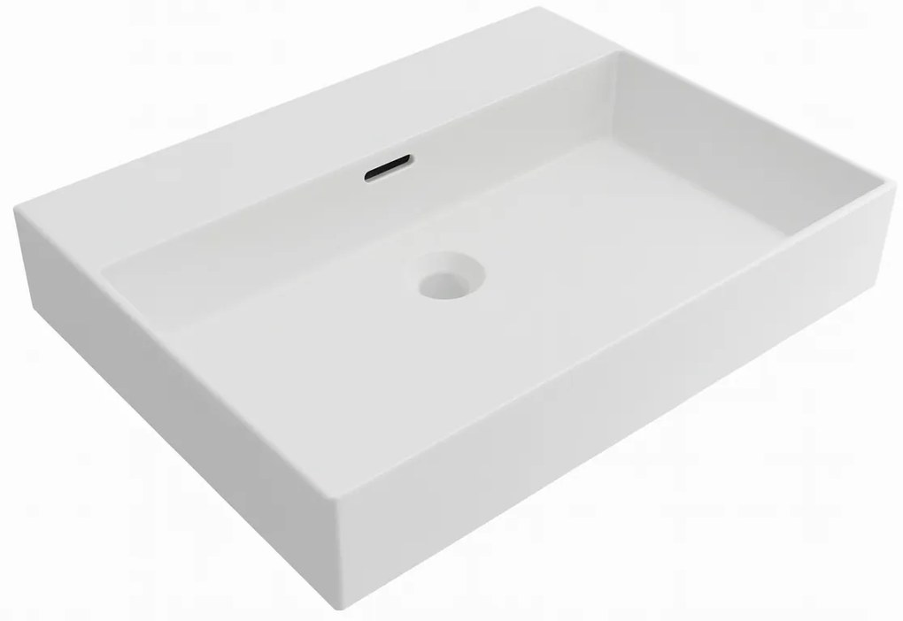 Plieger Kansas badmeubel 60cm met mat witte wastafel zonder kraangat beach eiken