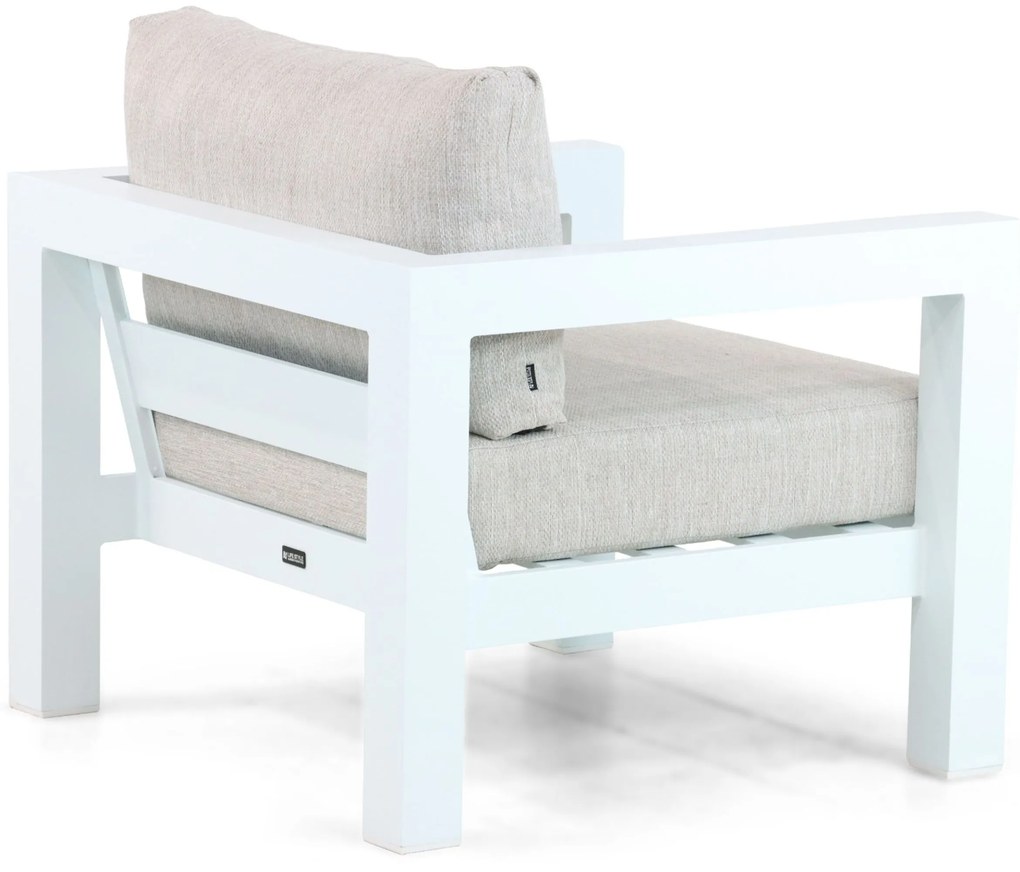 Tuinstoel Aluminium Wit Lifestyle Garden Furniture Luca