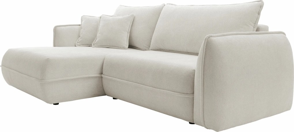 Hoekbank Ficas, Aanwezig, Aanwezig, 254x162x94cm, 123 kg, Poten: Kunststof