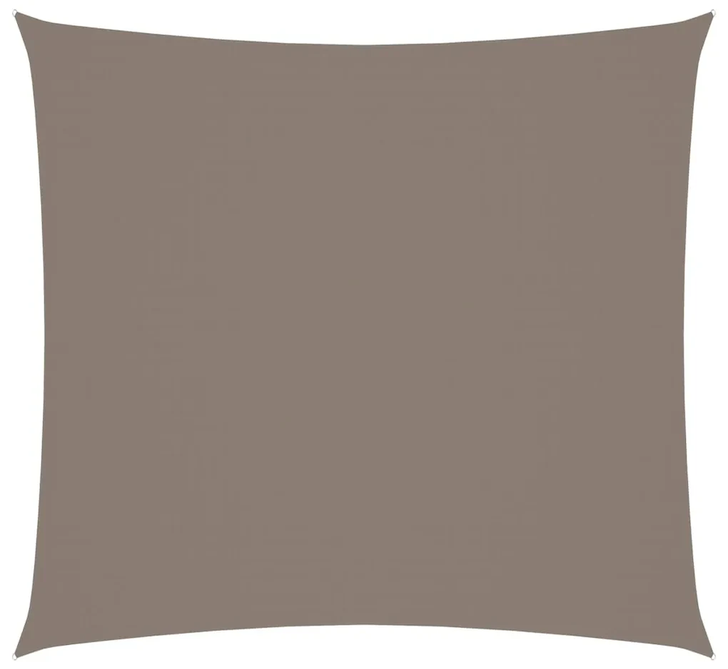 vidaXL Zonnescherm vierkant 6x6 m oxford stof taupe