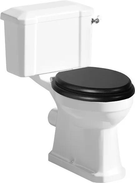 Toiletzitting voor klassiek toilet, zwart