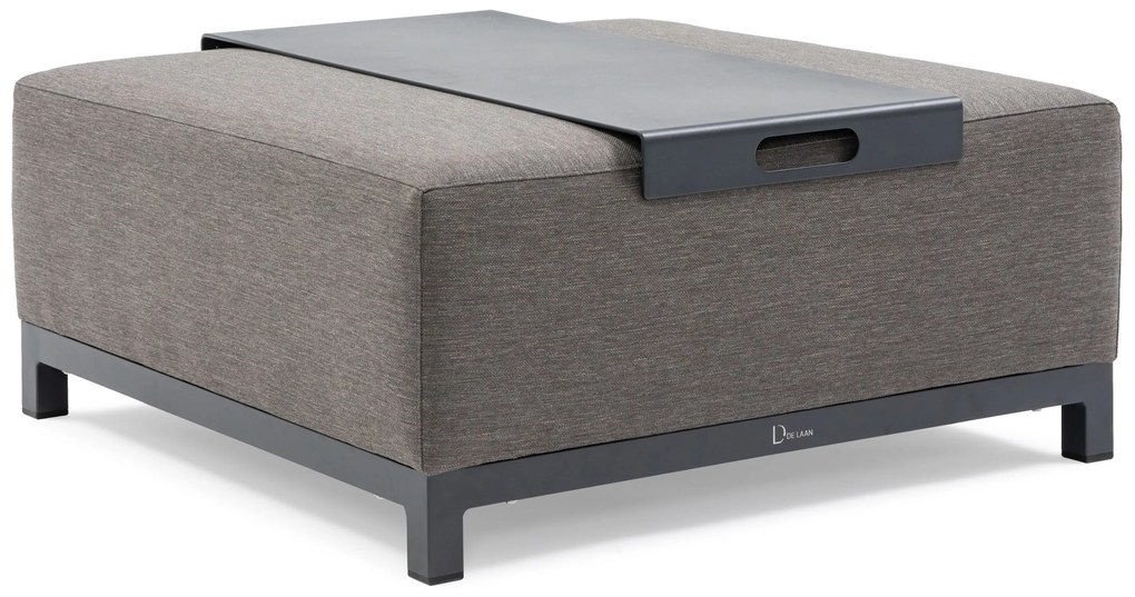 Hoek loungeset 6 personen Outdoor textiel Grijs De Laan Projects