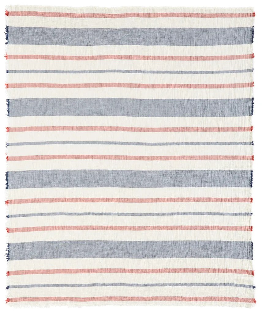 Gestreepte plaid in tetra, Biscarosse
