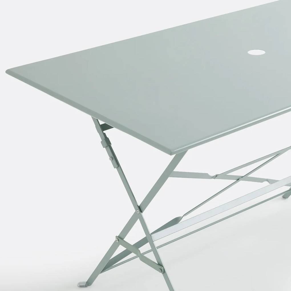 Rechthoekige plooibare tafel, metaal, Ozevan