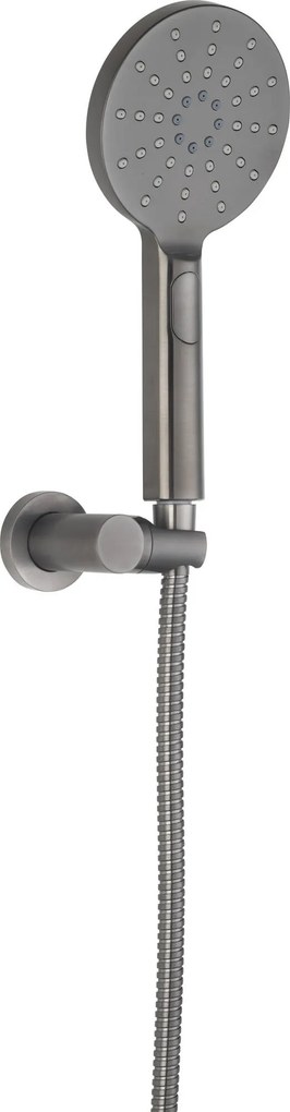Ben Push handdouche rond Ø12cm 3 straalsoorten gunmetal