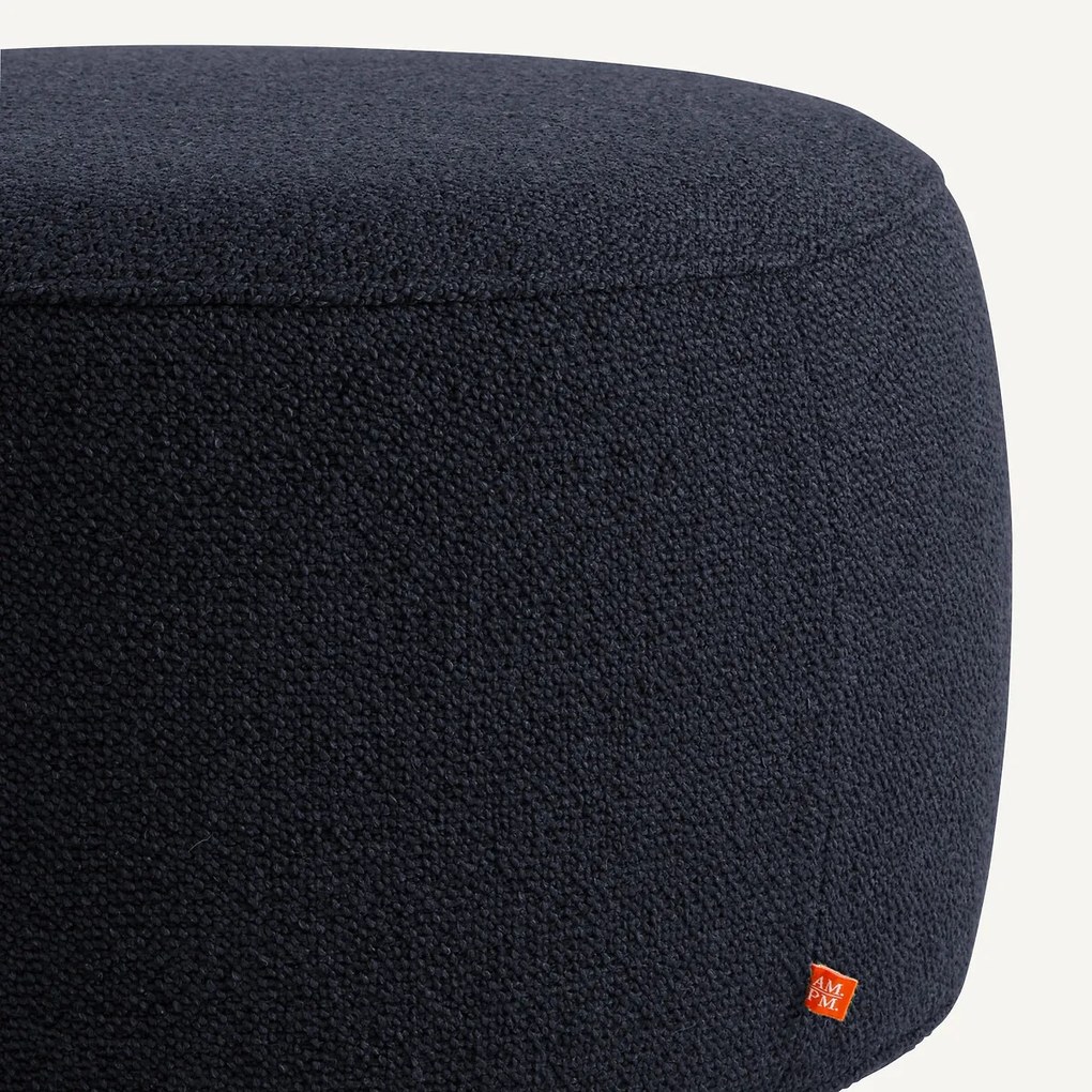 Rosebury XL poef met bouclé effect, ontwerp Emmanuel Gallina