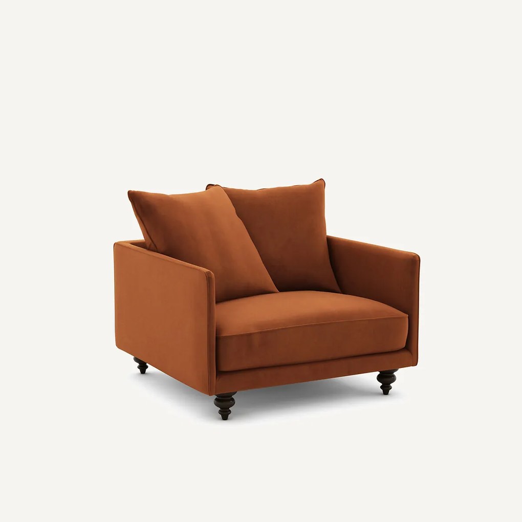 Fauteuil fluweel, Lazare