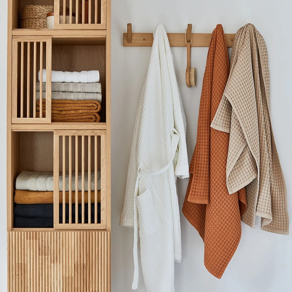 Kapstop met 5 haken in eikenhout, Selfrid