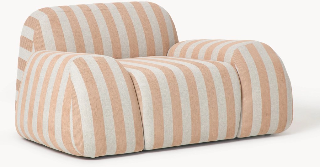 Gestreepte loungefauteuil Wolke