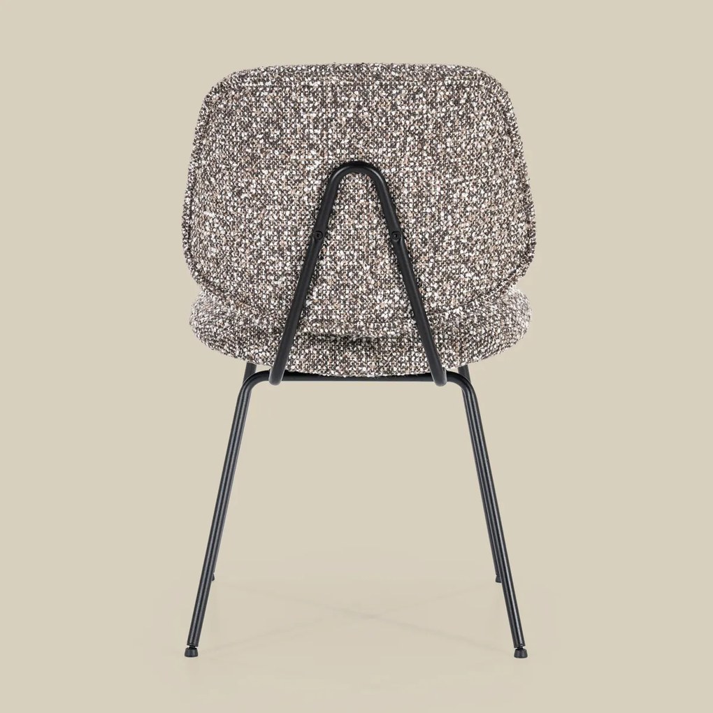 Eleonora Jon Taupe Eetkamerstoel Modern