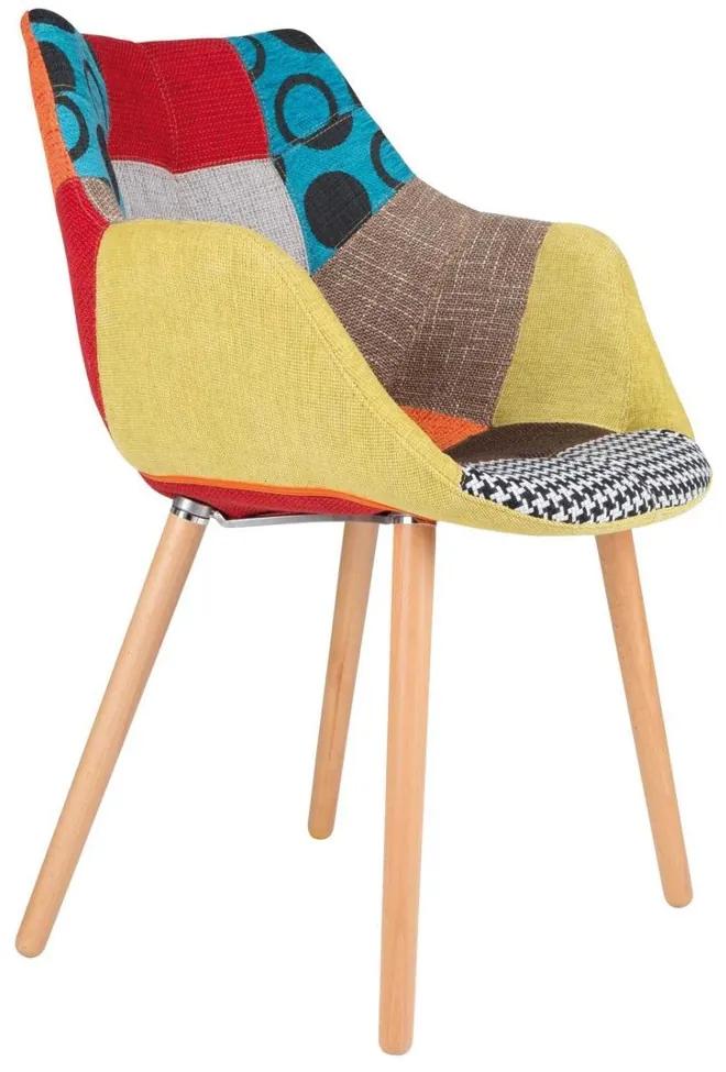 Zuiver Twelve stoel lappenpatroon gekleurd set van 2