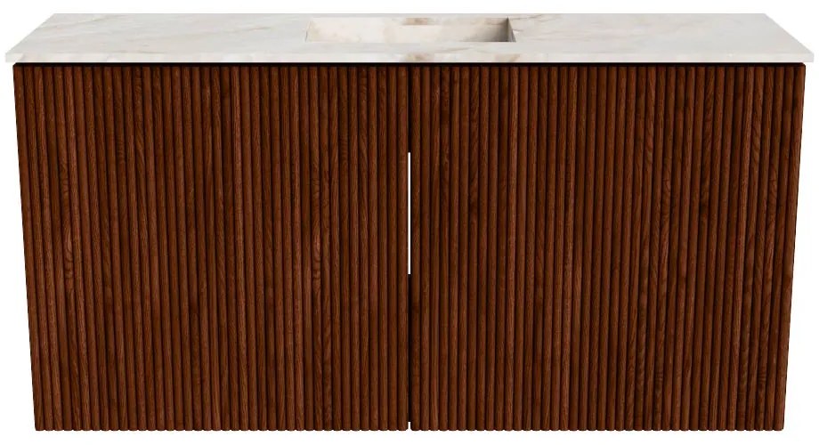 Mondiaz Joya DLux 80cm toiletmeubel ruby met wastafel faye midden zonder kraangat frappe