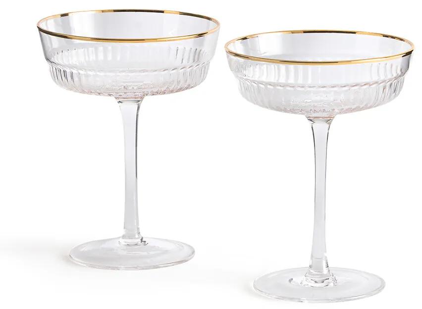 Set van 2 champagne glazen, Togari