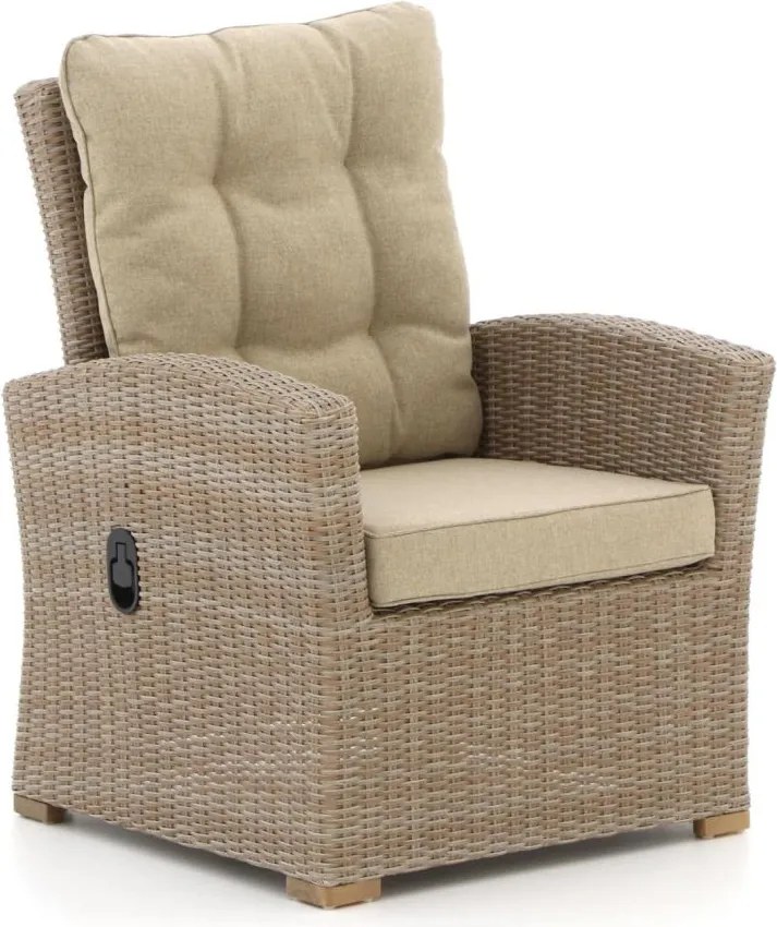 Verstelbare tuinstoel | Intenso  Mazzano | Wicker (vlechtwerk) | Taupe | Kees Smit Tuinmeubelen
