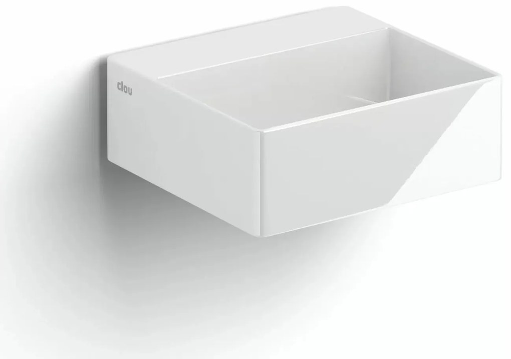 Clou New Flush 1 keramische fontein 28cm zonder kraangat wit glans