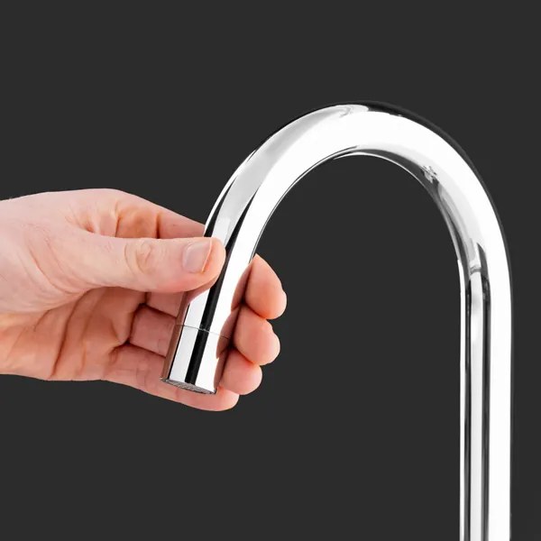 Selsiuz kokend water kraan met titanium single boiler en C-uitloopkraan chroom