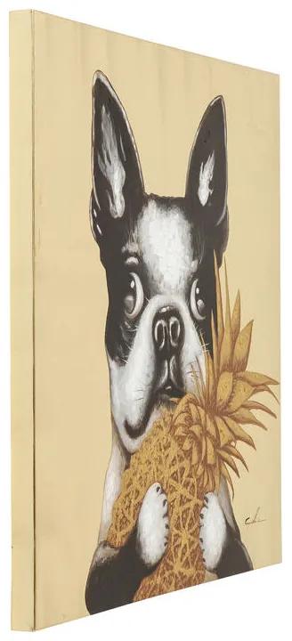 Kare Design Touched Afbeelding Van Hond Met Ananas