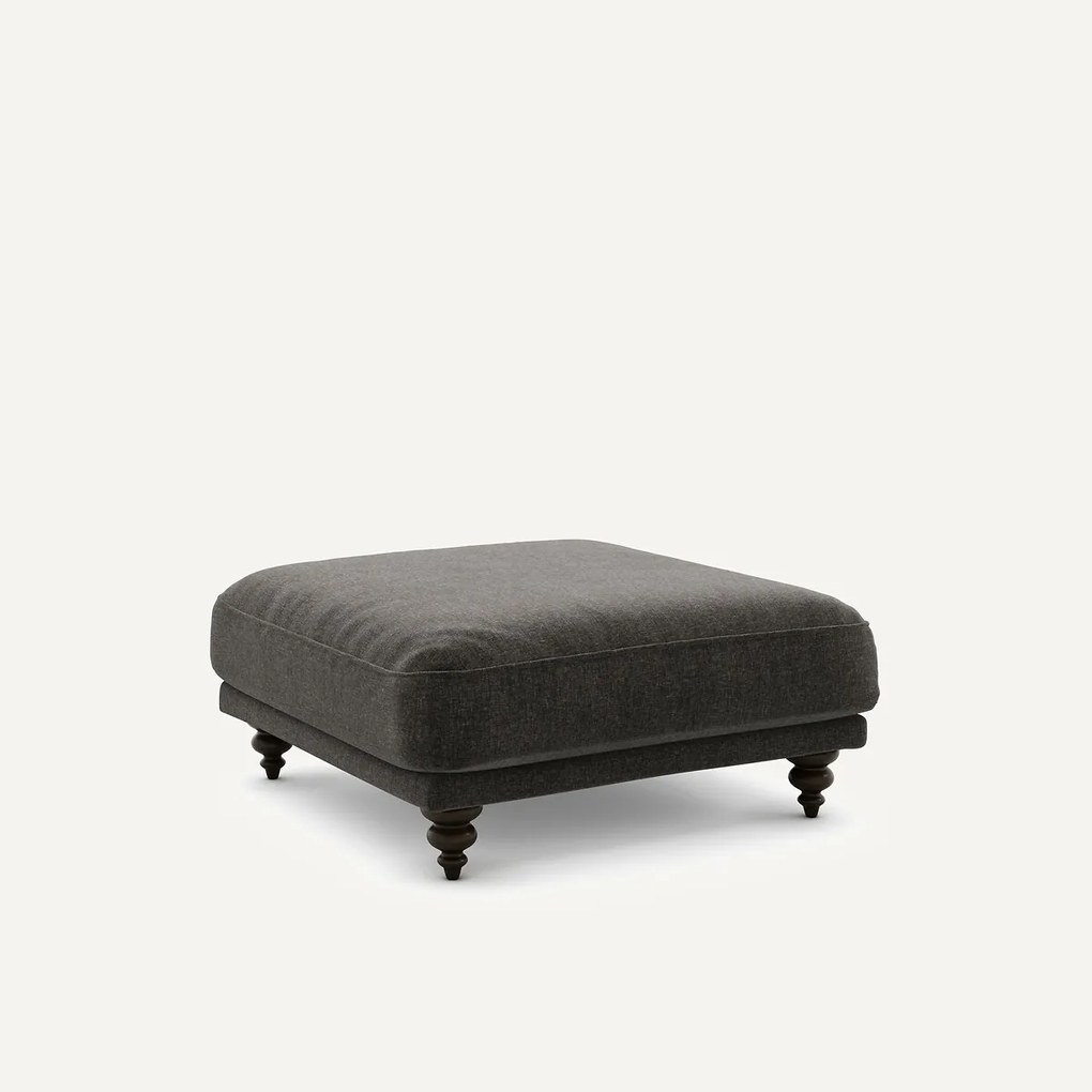 Voetenbank van fluweel chenille, Lazare