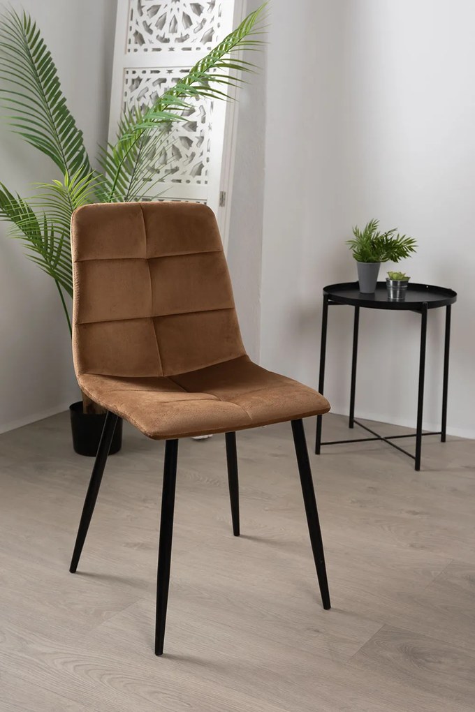 Daris fluwelen stoel