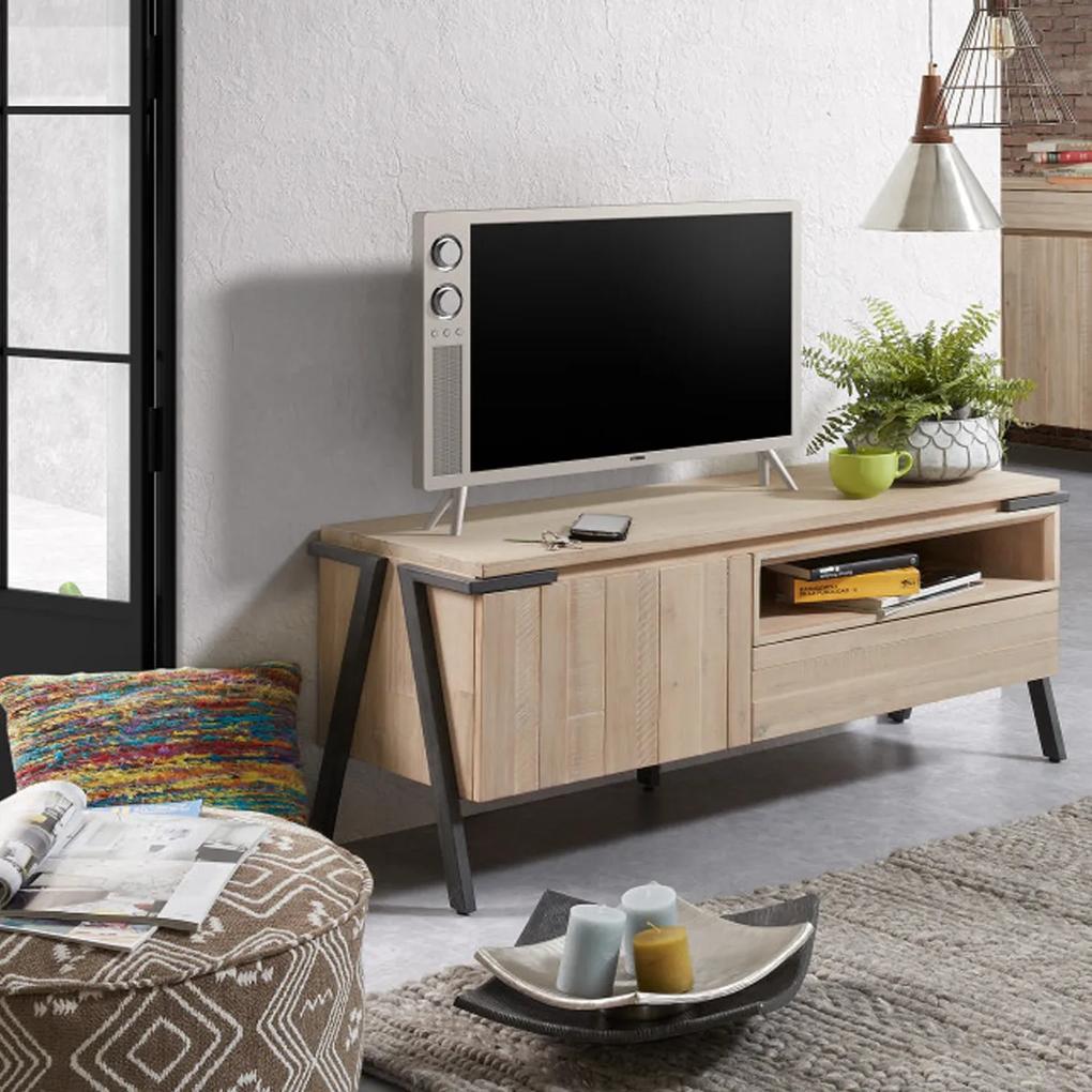 Kave Home Thinh Design Tv-meubel Industrieel - 125x45x53cm.