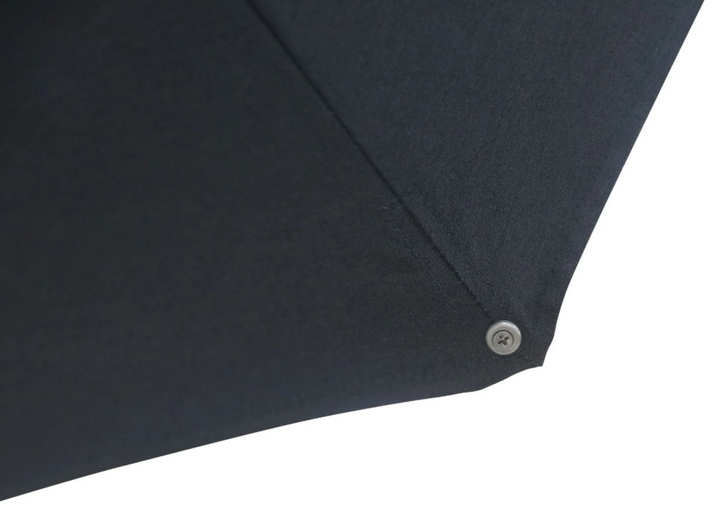 Zweefparasol 3.5m S2 Excellent (excl. voet) Grijs-antraciet Camello Luna