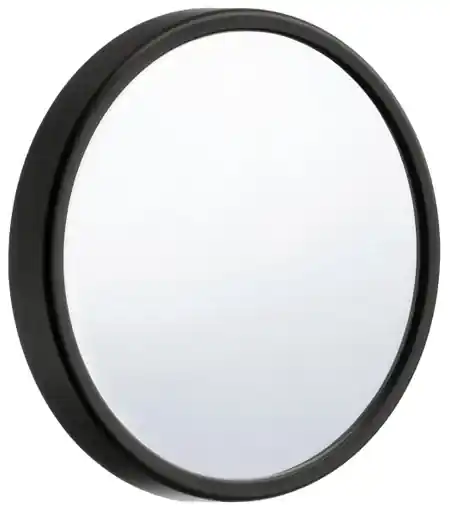 Smedbo Make Up spiegel voorzien van zuignap Zwart ABS Spiegelglas