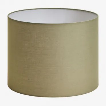 Arlina Stoffen Lampenkap Groen – Salie & Ø40 Cm - ↑30 Cm - Sklum