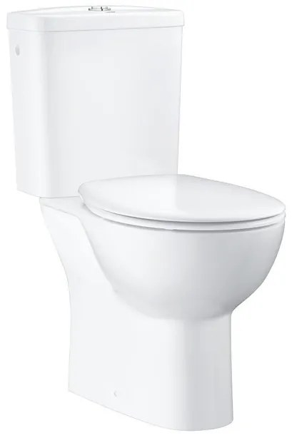 GROHE Bau WC-pack diepspoel PK met keramisch reservoir met closetzitting met deksel met softclose wit 39347000