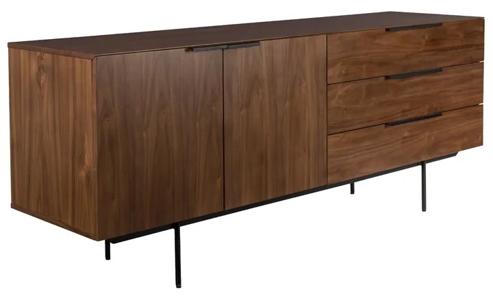 Zuiver Travis Walnoot Dressoir - 180x45x70.5cm.