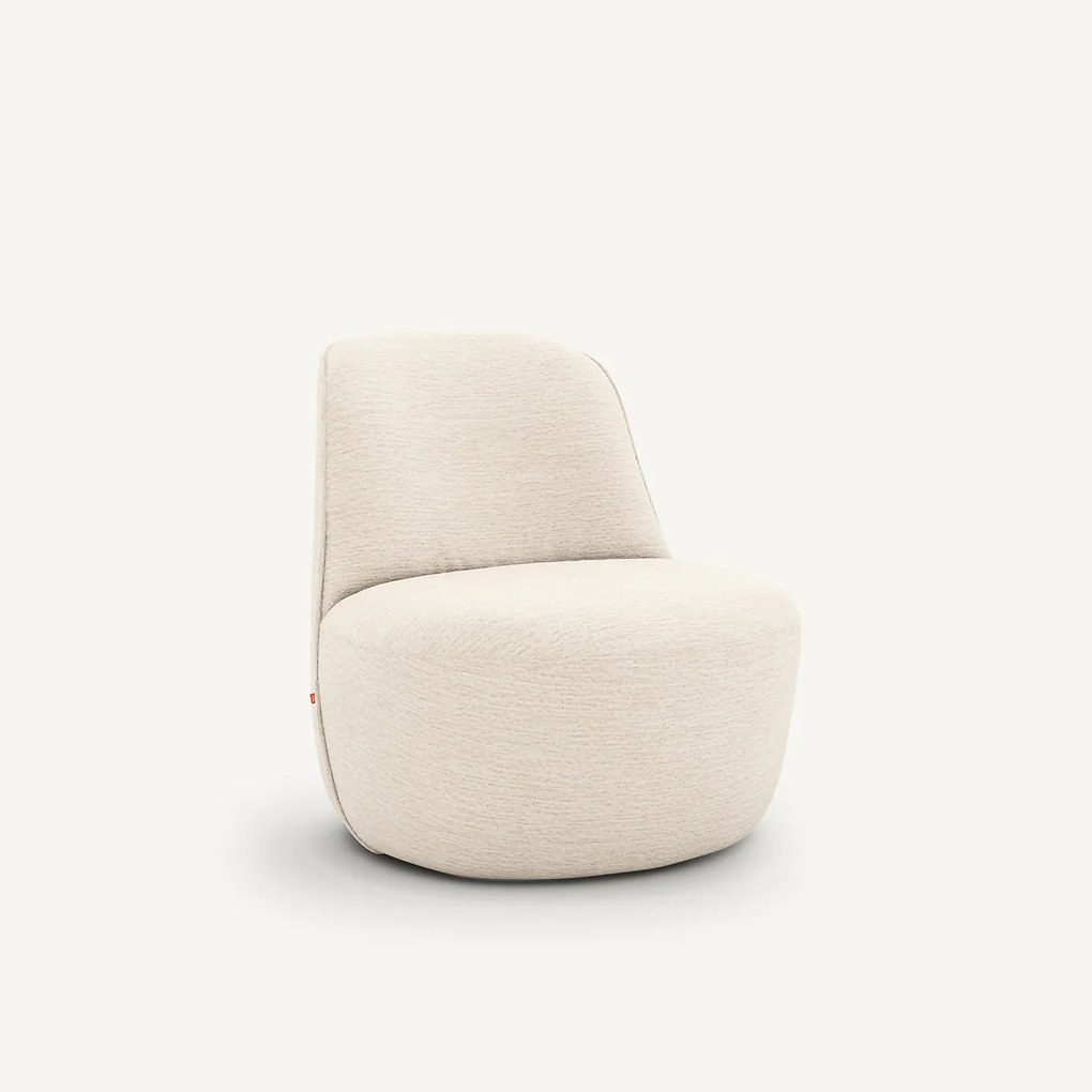 Draaiende fauteuil in gerecyclede stof, Rosebury