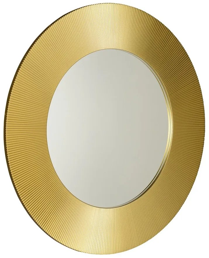 Sapho Sunbeam gouden ronde spiegel 90cm