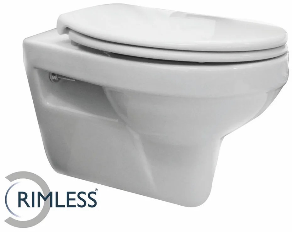 Mueller Trevi randloos toilet met softclose zitting onepack