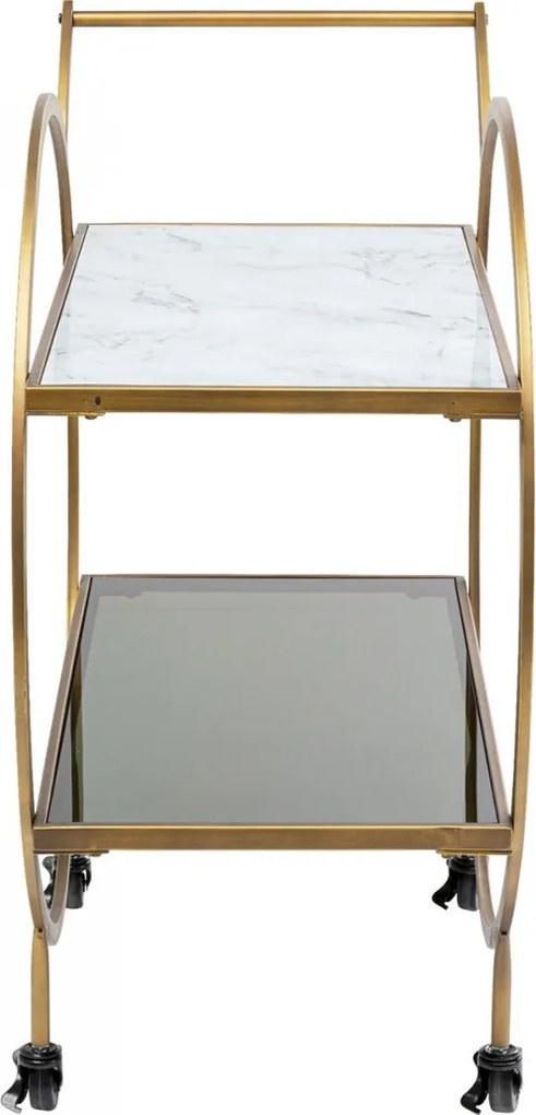 Ronde Design Trolley Messing - 74 X 40cm.