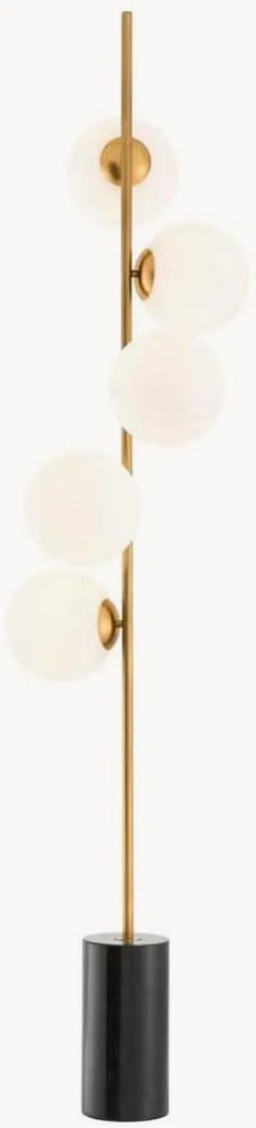 Handgemaakte marmeren LED-vloerlamp Tempo