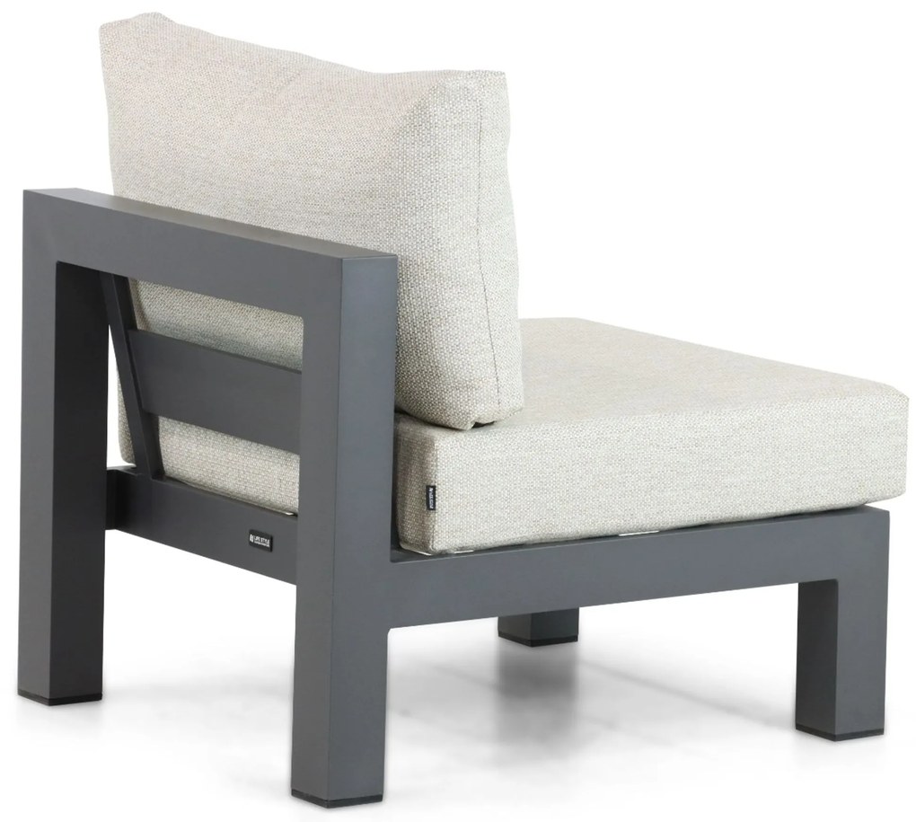Hoek loungeset 6 personen Aluminium Grijs Lifestyle Garden Furniture Luca