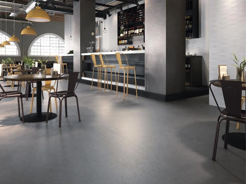 Jabo Materia Antracite keramische vloertegels 60x60cm gerectificeerd