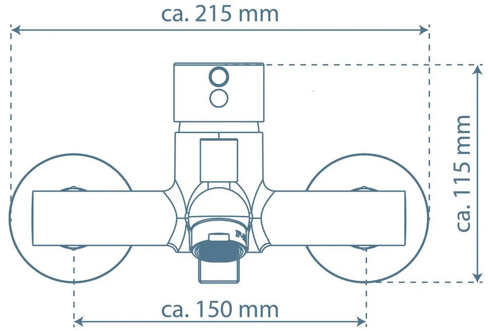 Schutte Laurana badkraan chroom