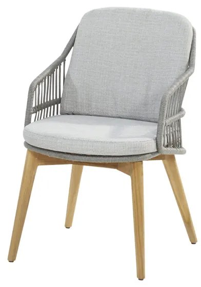 4 Seasons Outdoor Ancora dining chair Teak Silver Grey SALE  Tuinstoel    antraciet weerbestendig