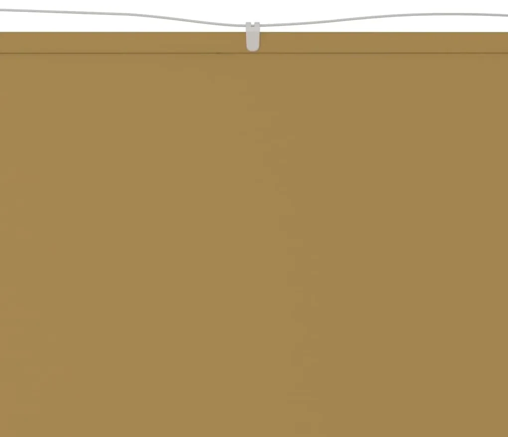 vidaXL Luifel verticaal 200x360 cm oxford stof beige