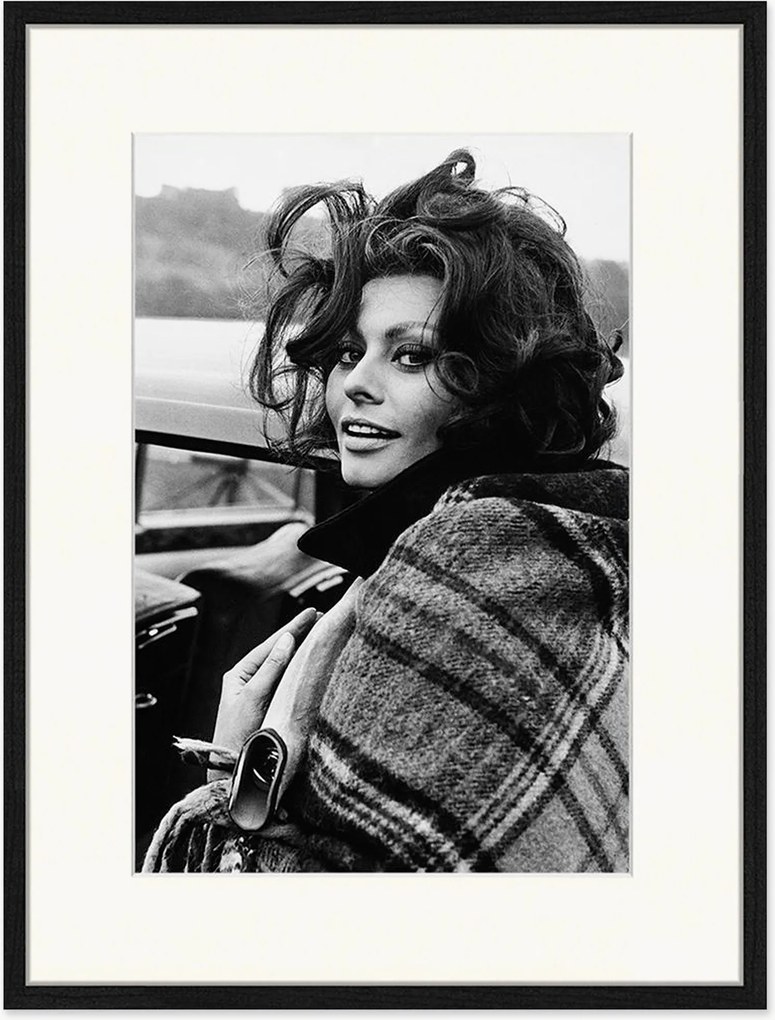 Ingelijste foto Sophia Loren