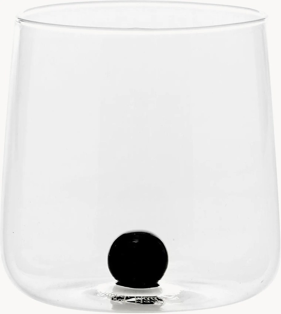 Handgemaakte borosilicaatglazen tumblers Bilia, 6-delig