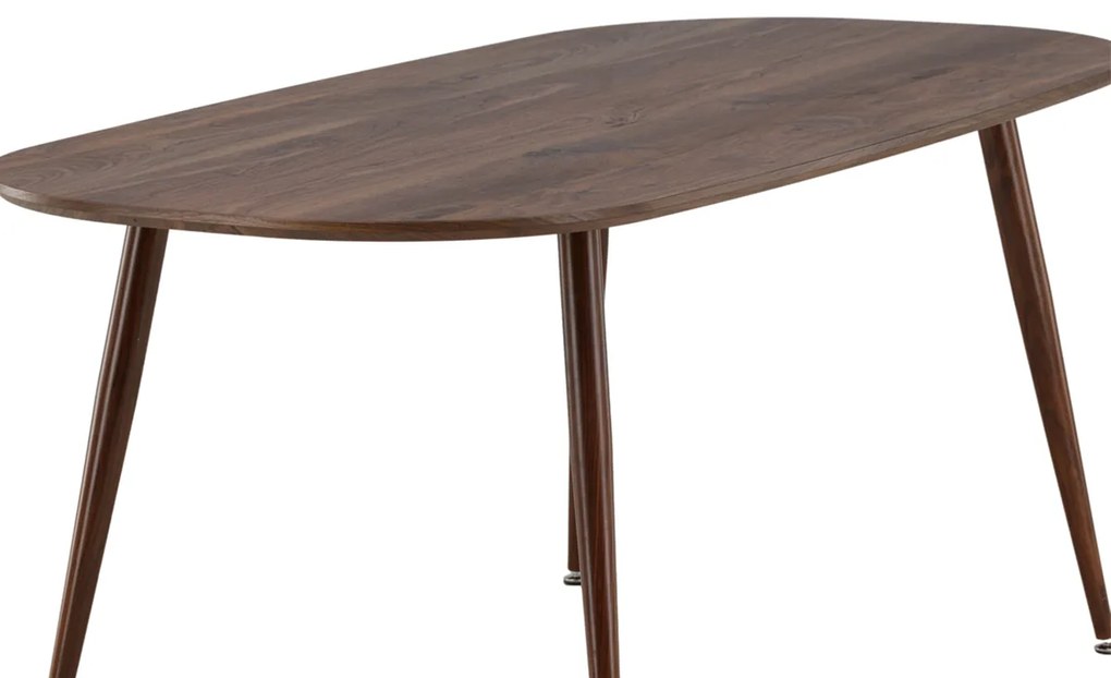 Ovale Minimalistische Houten Eettafel - 90 X 180cm.